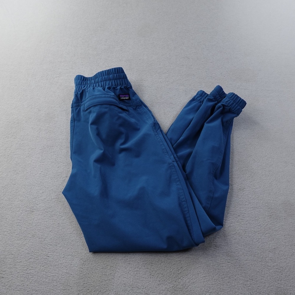 Patagonia Foxglenn Jogger Pants Unisex Kids Unisex Green Pull On Stretch Hiking